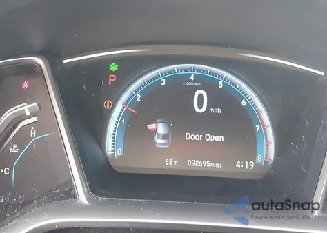 2016 Honda Civic Ex-T z USA, uszkodzony, nr VIN 19XFC1F32GE217723